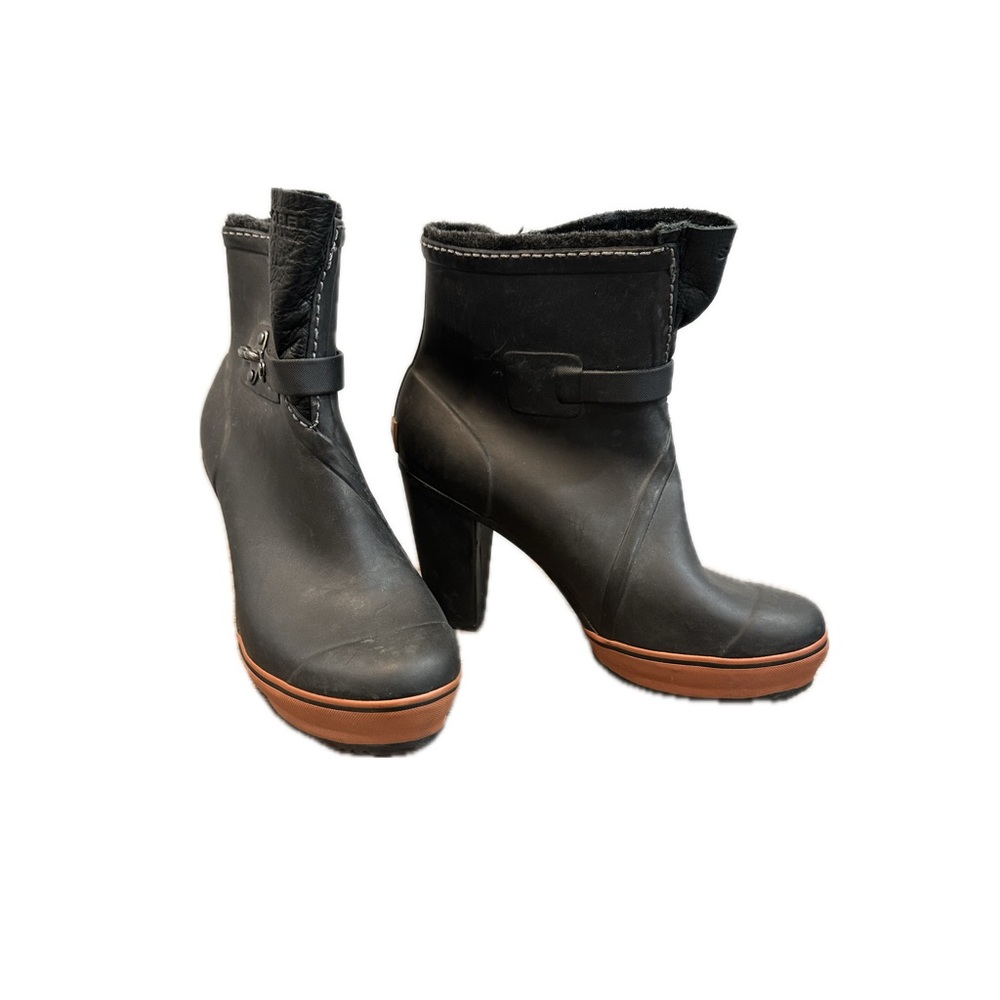 Sorel | Women's Black and Brown Rain Boots